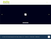 Tablet Screenshot of exitomarketing.com.br